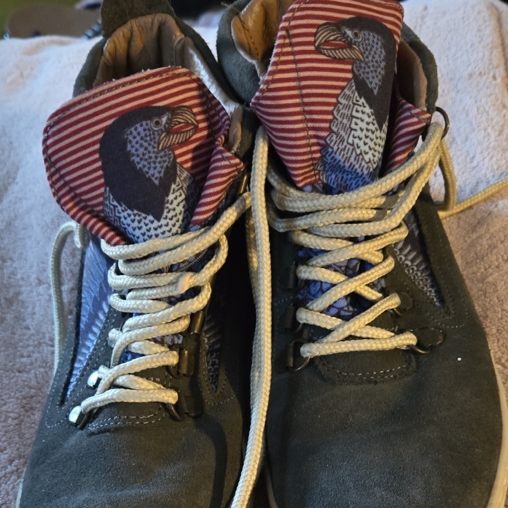 INKKAS Bald Eagle Camping Boots